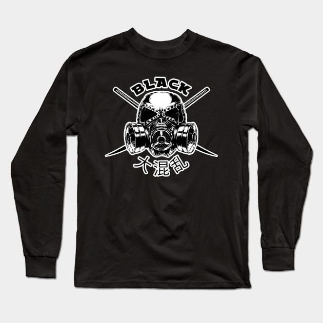 Gasmask Japan Black Havoc Long Sleeve T-Shirt by BlackHavoc